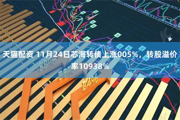 天猫配资 11月24日芯海转债上涨005%,转股溢价率10938%