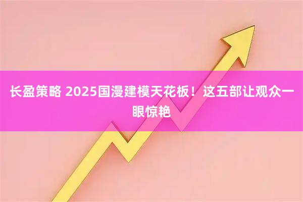 长盈策略 2025国漫建模天花板!这五部让观众一眼惊艳
