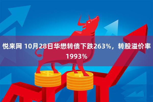 悦来网 10月28日华懋转债下跌263%，转股溢价率1993%
