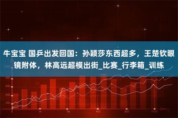 牛宝宝 国乒出发回国：孙颖莎东西超多，王楚钦眼镜附体，林高远超模出街_比赛_行李箱_训练