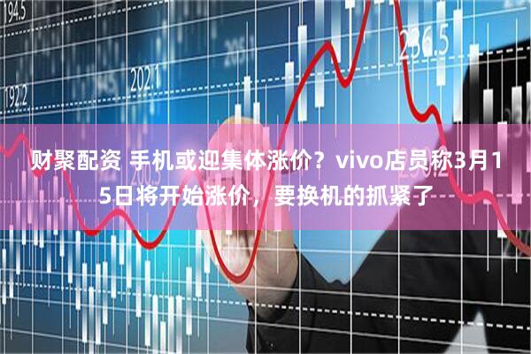 财聚配资 手机或迎集体涨价？vivo店员称3月15日将开始涨价，要换机的抓紧了